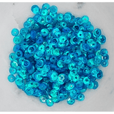 4mm Blue Lagoon Sequins - Kat Scrappiness