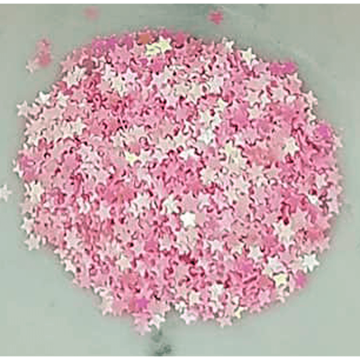 3mm Pink Solid Star Sequins - Kat Scrappiness