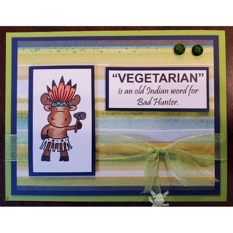 Vegetarian Cling Stamp by Riley & Co - Kat Scrappiness