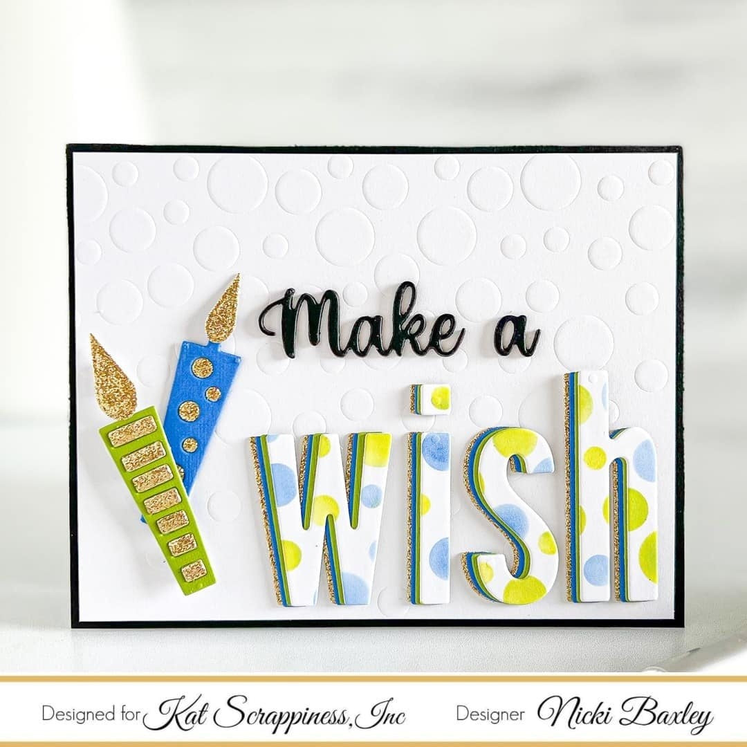 Make a Wish Shadow Sentiment Craft Die