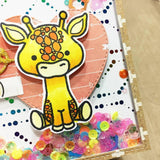 Lola the Giraffe 3x4 Clear Stamps by Kat Scrappiness - Kat Scrappiness