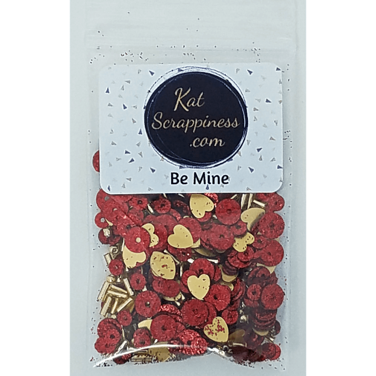 Be Mine Valentine Sequin Mix - Kat Scrappiness