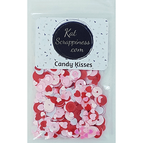 Candy Kisses Valentine Sequin Mix - Kat Scrappiness