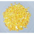 3mm Yellow Solid Heart Sequins - Kat Scrappiness