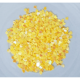 3mm Yellow Solid Heart Sequins - Kat Scrappiness