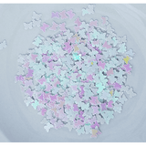 AB White Butterfly Confetti - Kat Scrappiness