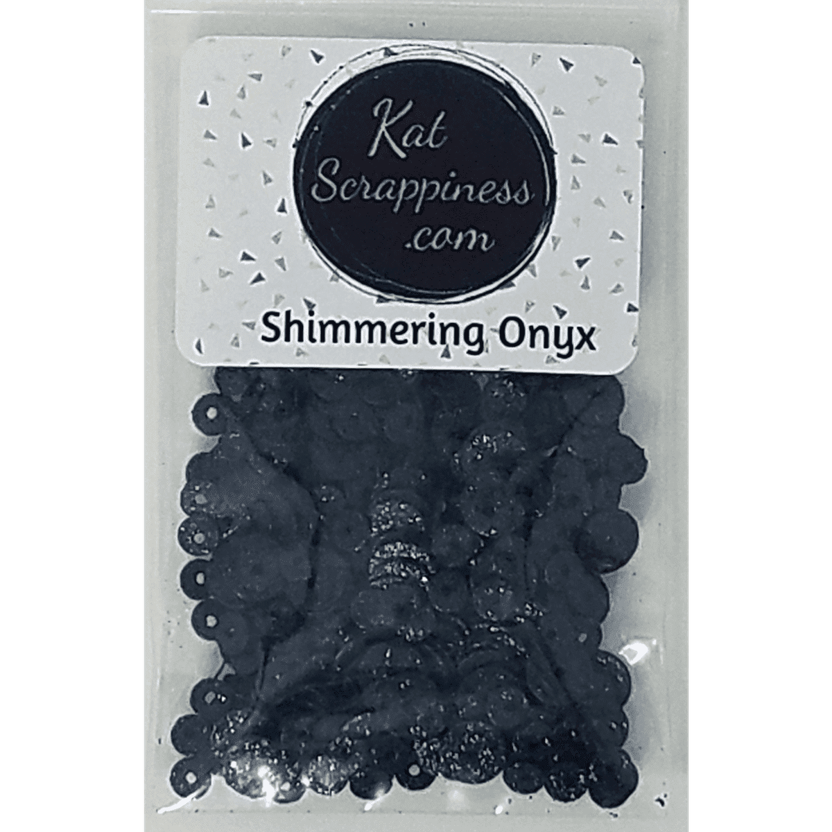 Shimmering Onyx Sequin Mix - Kat Scrappiness