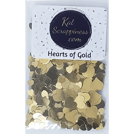 Hearts of Gold Sequin Mix - Kat Scrappiness