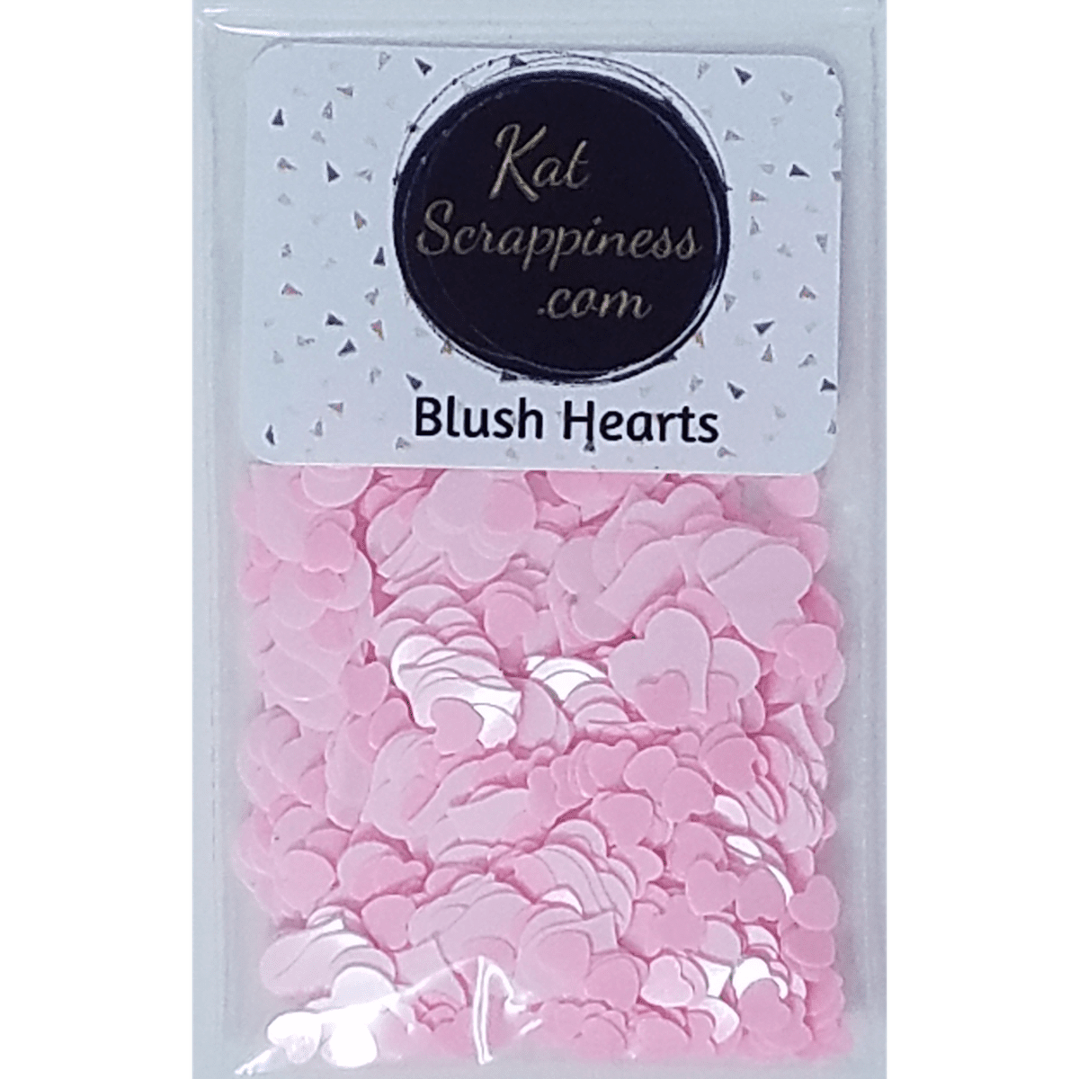 Blush Hearts Sequin Mix - Kat Scrappiness