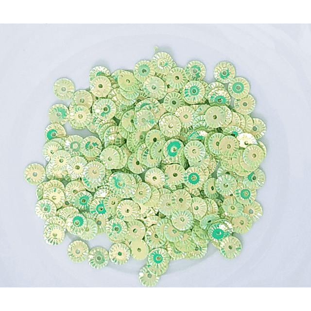 Green Pinwheel Sequin Mix - Kat Scrappiness