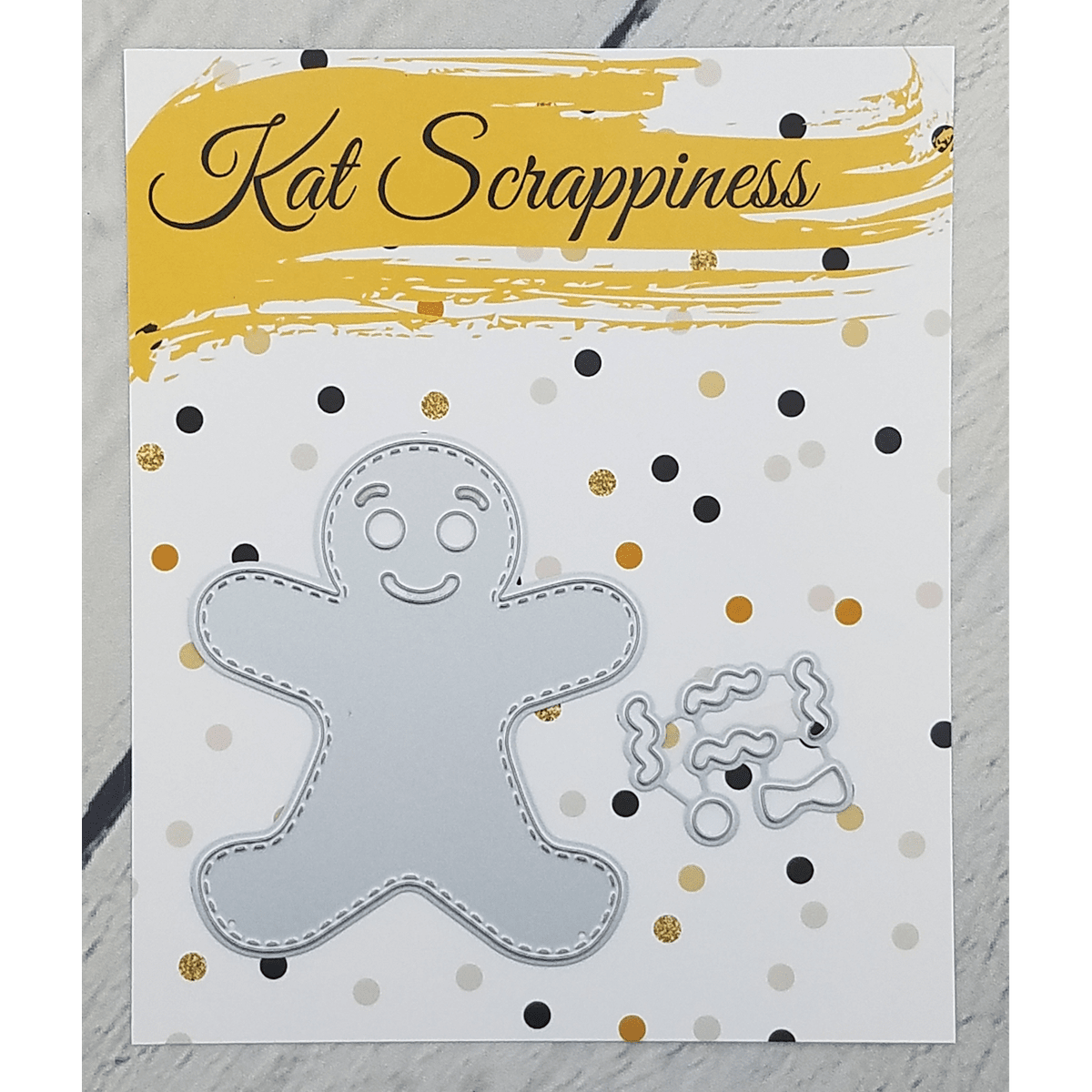 Design a Gingerbread Man Die by Kat Scrappiness - Kat Scrappiness