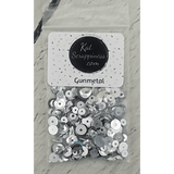 Gunmetal Sequin Mix - Kat Scrappiness