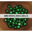 6mm Green Jingle Bells - Kat Scrappiness