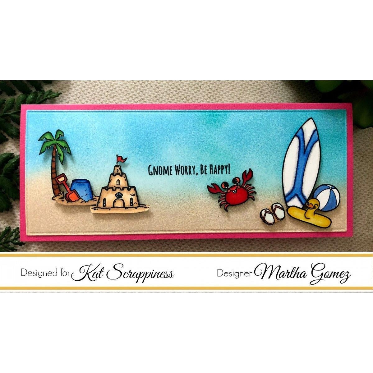 Summer Gnome Add-On Stamp Set by Kat Scrappiness - Kat Scrappiness