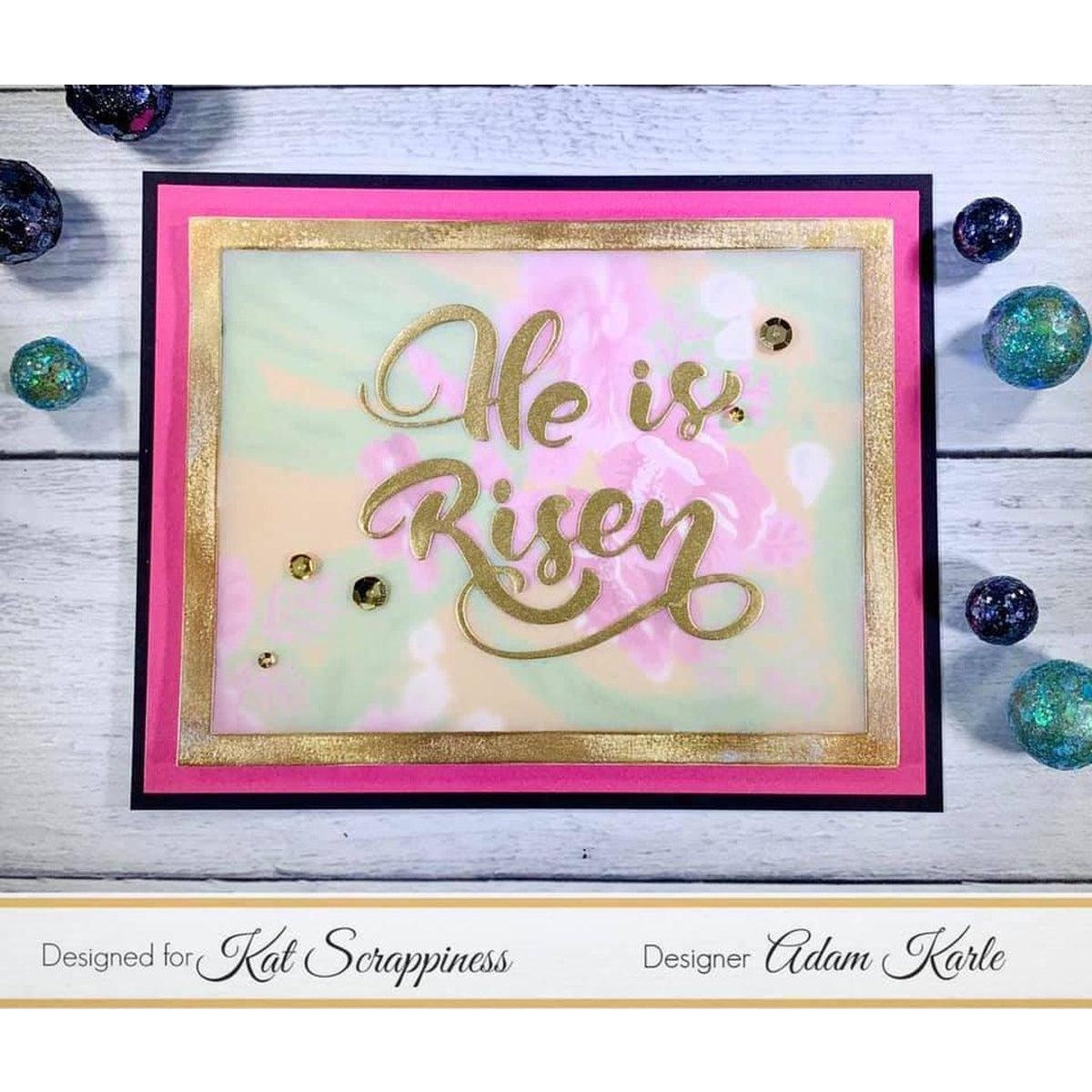 He is Risen w/Shadow Die by Kat Scrappiness - Kat Scrappiness