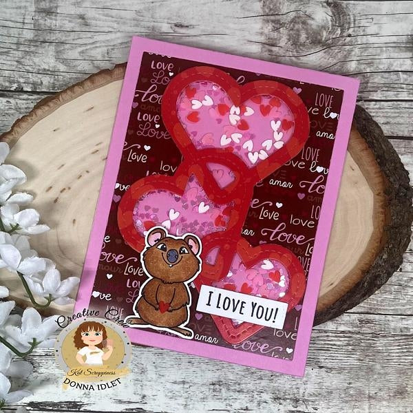 Valentine Quokka Coordinating Craft Dies