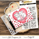 Valentine Quokka Stamp Set