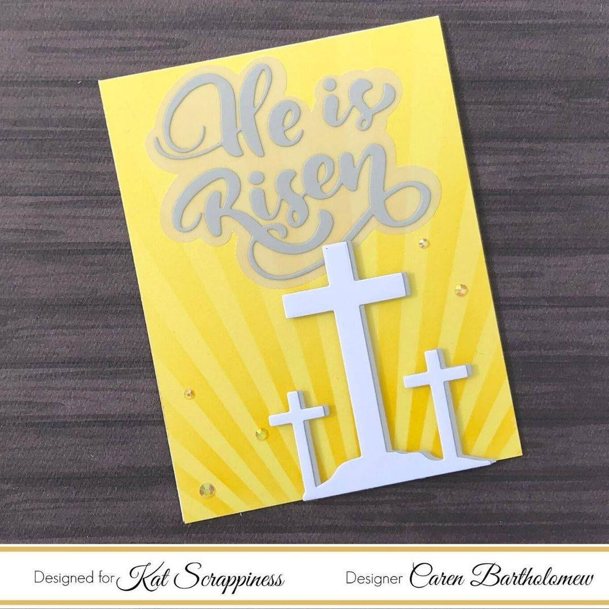 He is Risen w/Shadow Die by Kat Scrappiness - Kat Scrappiness