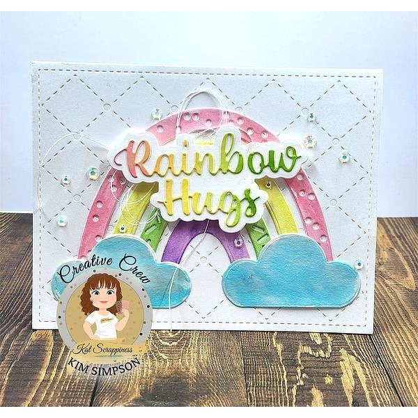 Confetti Party Rainbow Craft Dies