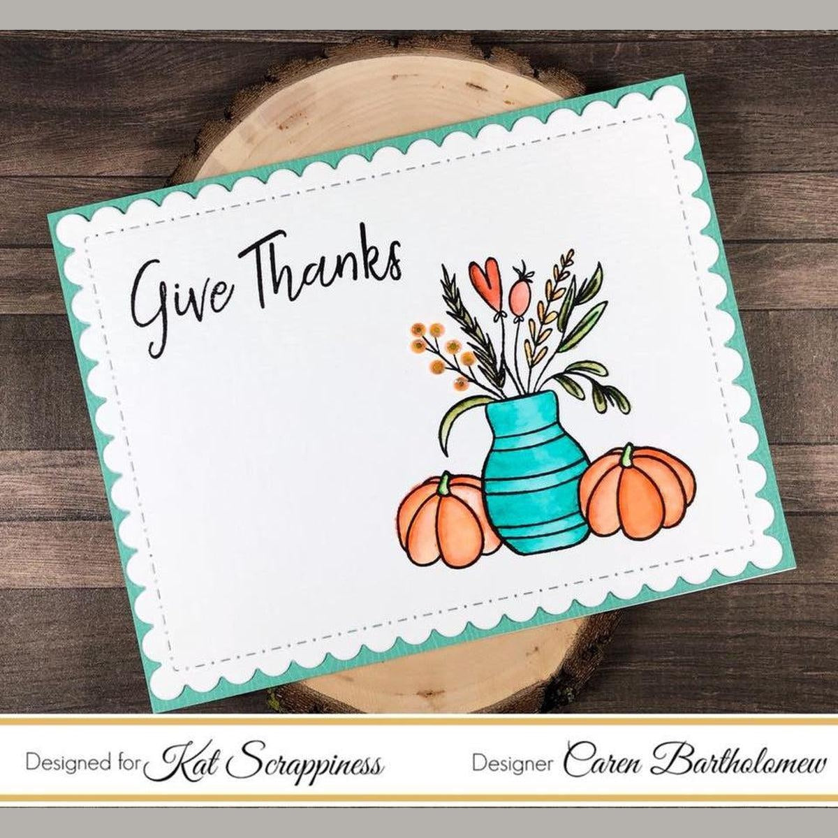 "Happy Fall Y'all" Stamp Set by Kat Scrappiness - Kat Scrappiness