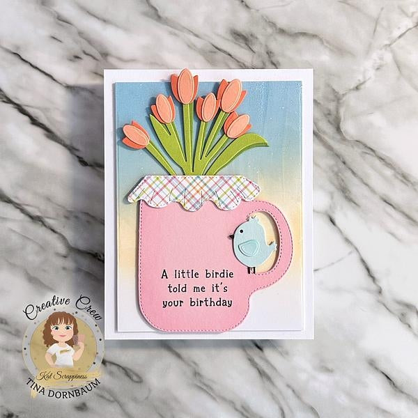 Layered Tulip Bouquet Die Set