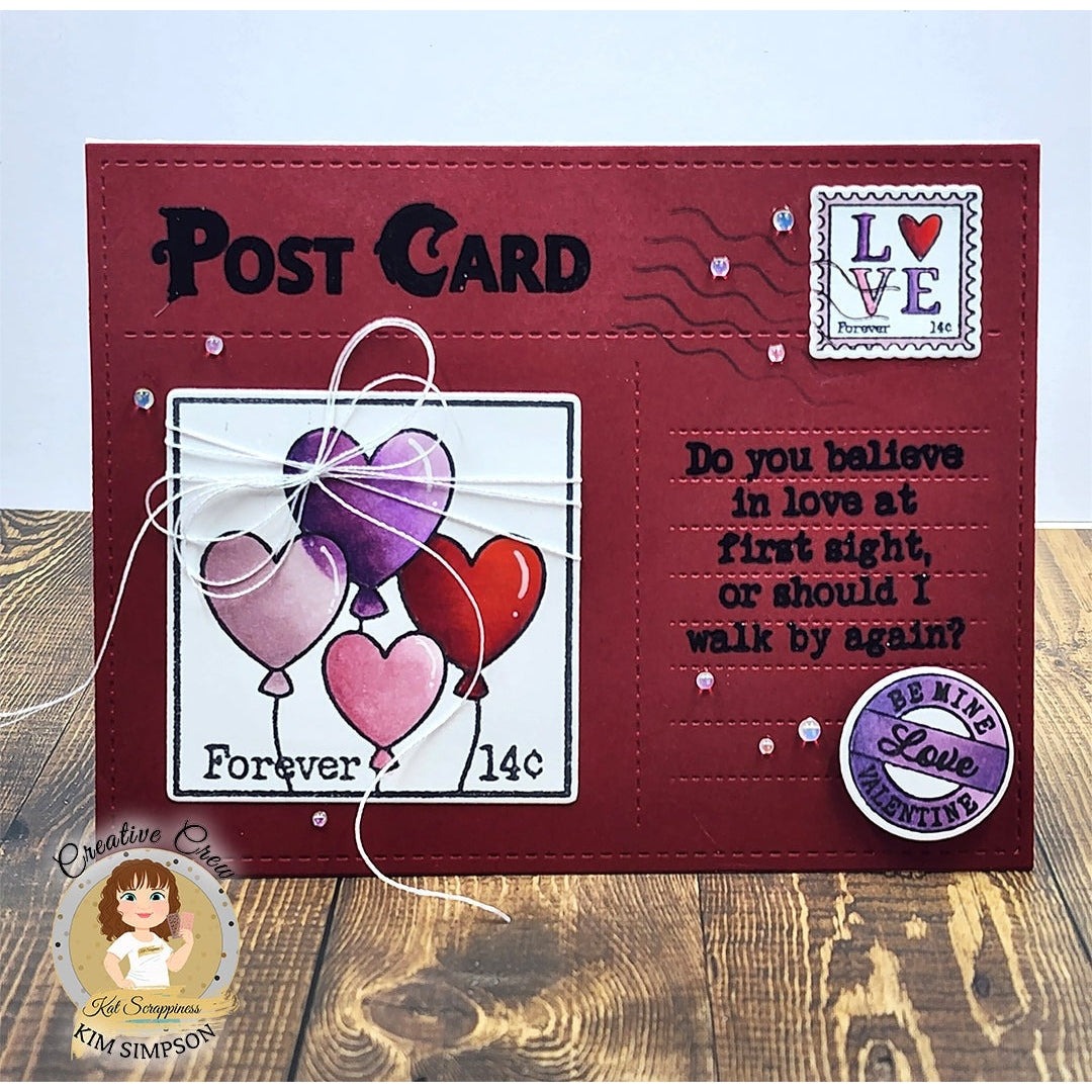 Be My Valentine 6x8 Stamp Set