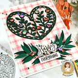 Floral Heart Craft Dies