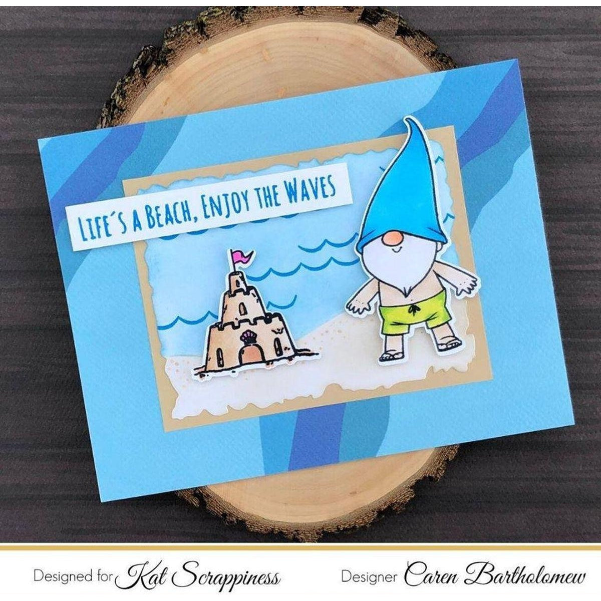 Summer Gnome Add-On Stamp Set by Kat Scrappiness - Kat Scrappiness