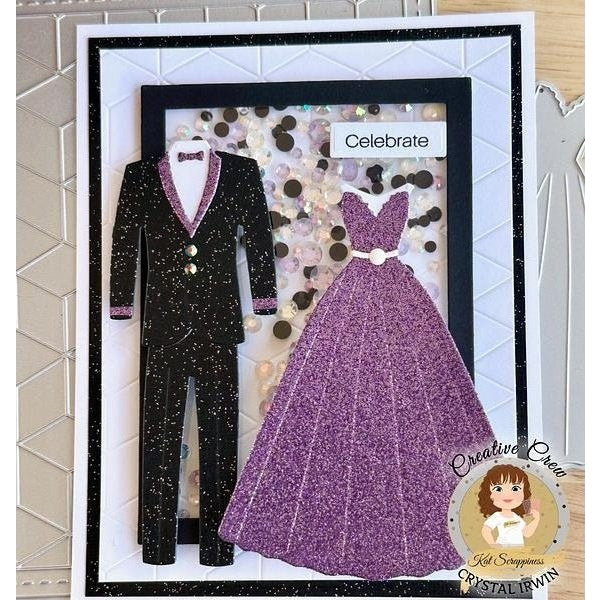 Bride & Groom Craft Dies