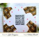 Layered Chocolate Bar 6"X8" Stamp Set by Kat Scrappiness - Kat Scrappiness