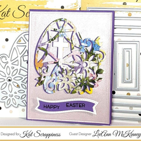 Faberge Egg with Cross Die by Kat Scrappiness - Kat Scrappiness