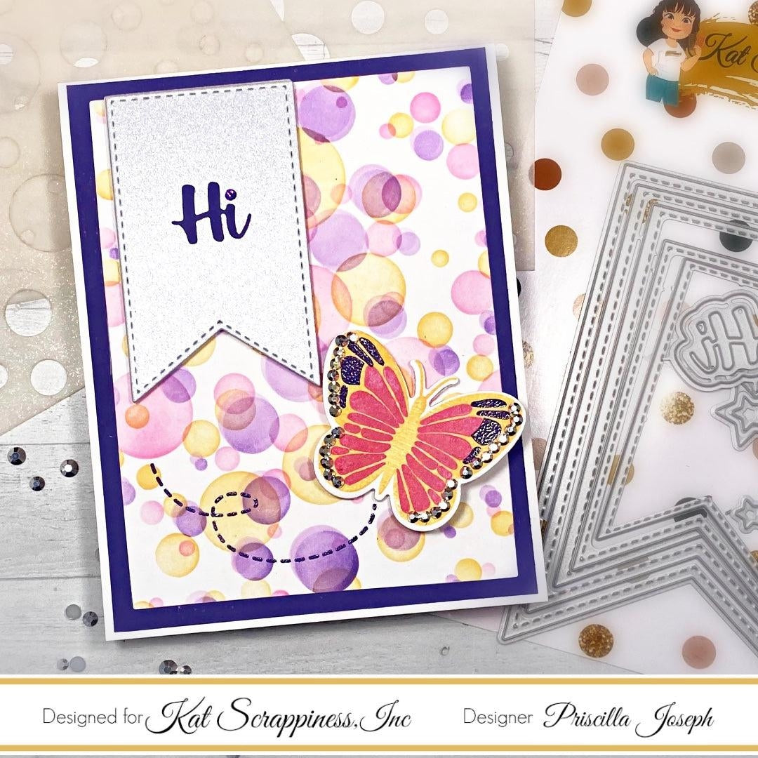 Fluttering By Stamp Set