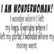 I am WonderWoman! Cling Stamp by Riley & Co