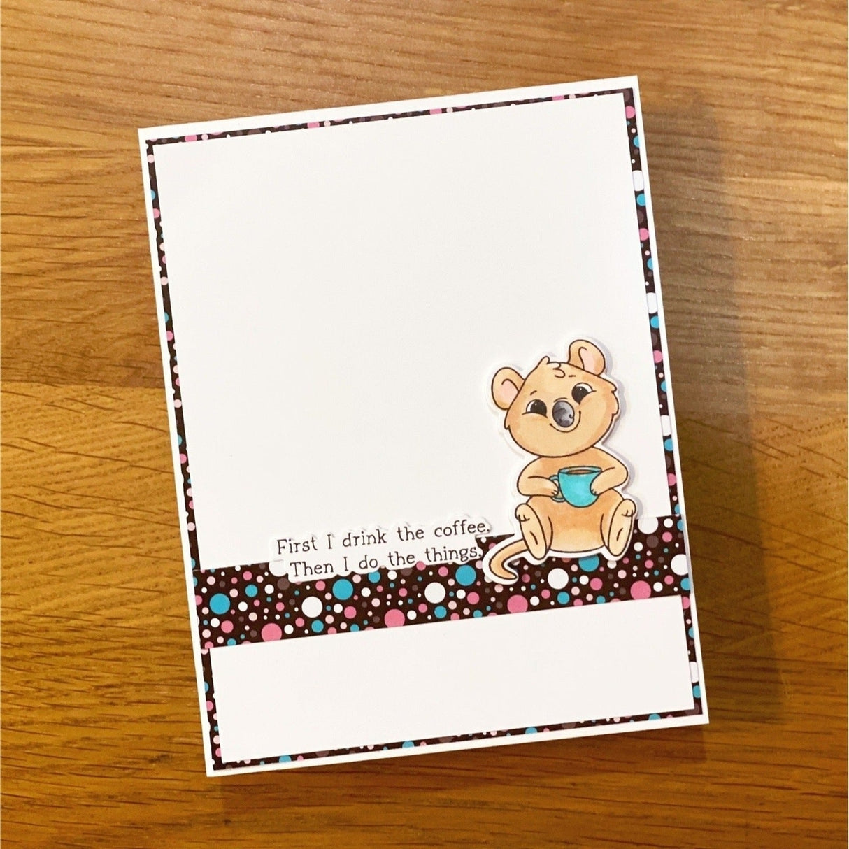 Coffee Quokka Stamp Set