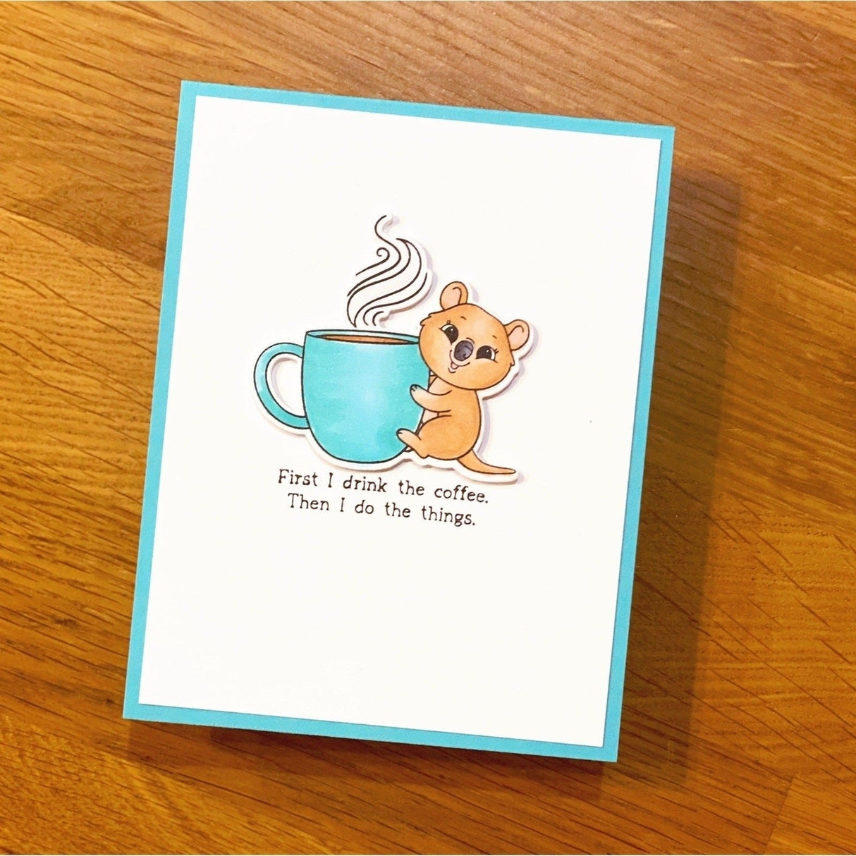 Coffee Quokka Stamp Set