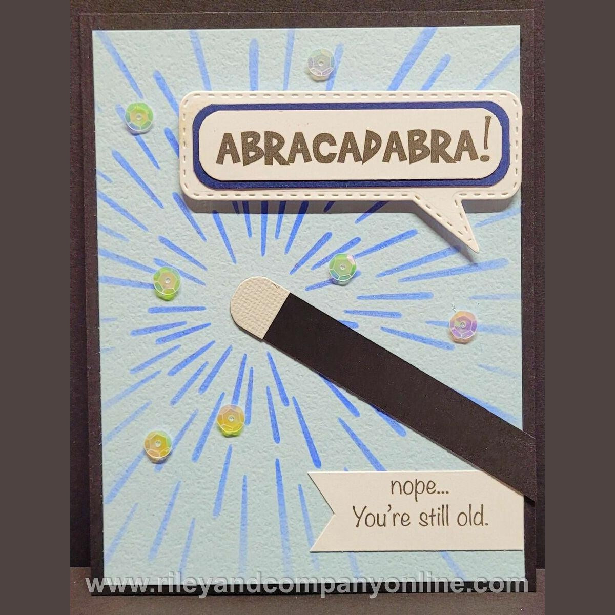 Abracadabra Cling Stamp by Riley & Co