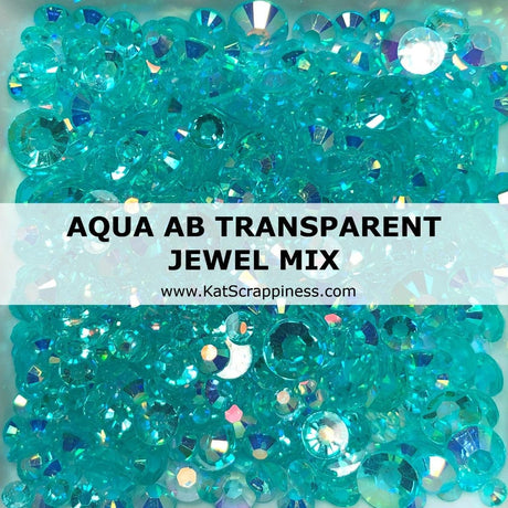 Aqua AB Transparent Jewel Mix