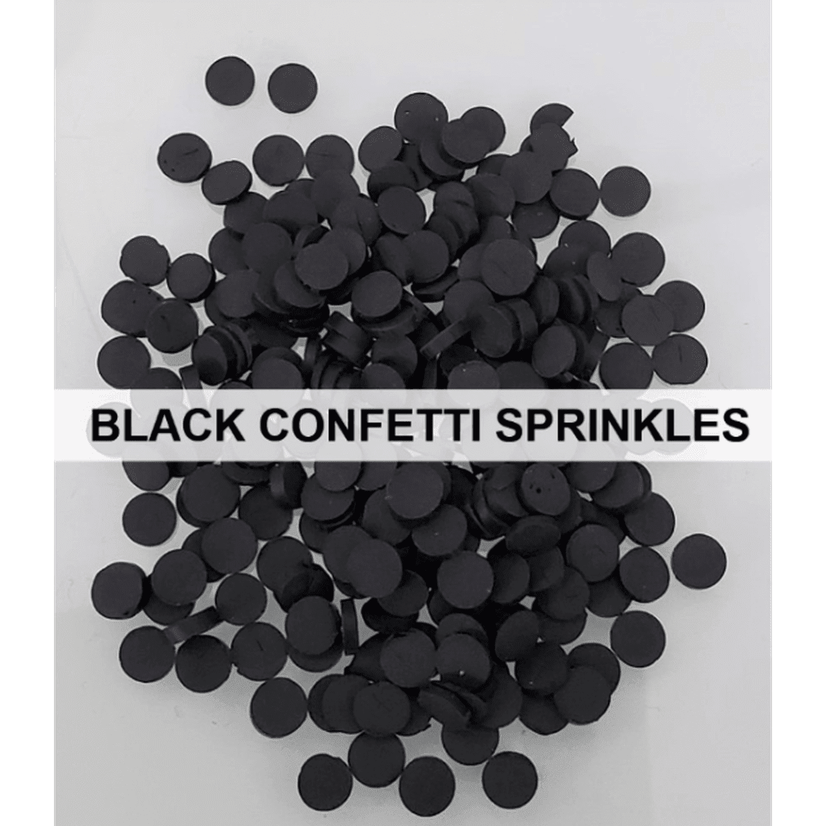 Black Confetti Sprinkles