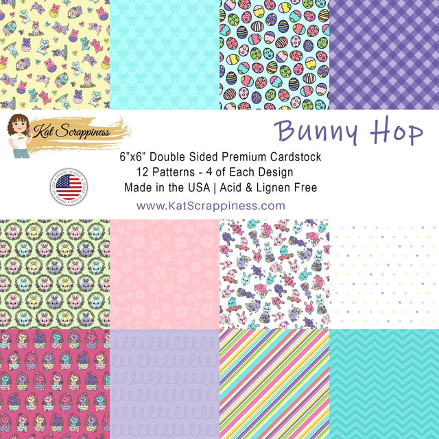 Bunny Hop 6x6 Paper Pad