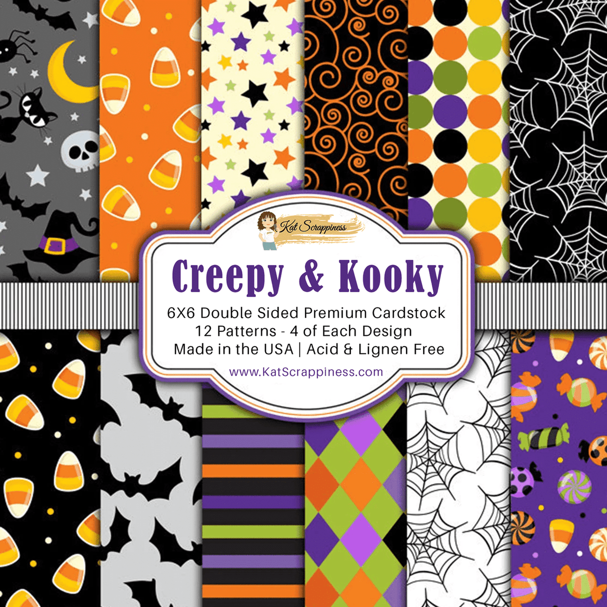 Creepy & Kooky 6x6 Paper Pad