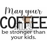 Be Stronger Than Your Kids Cling Stamp by Riley & Co