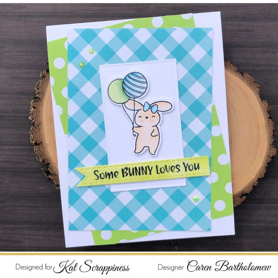 Hippity Hoppity Bunnies Clear Stamp