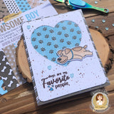 Double Stitched Heart Dies by Kat Scrappiness - Kat Scrappiness