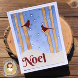 Birch Tree w/Cardinal Background Craft Dies