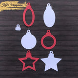 Christmas Shaker Ornament Craft Dies