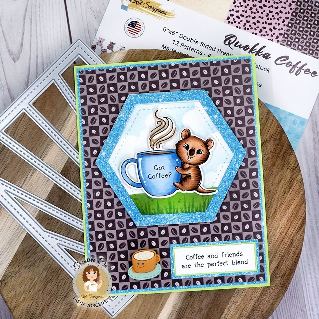 Coffee Quokka Stamp Set