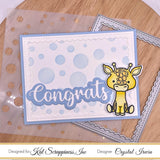 Lola the Giraffe 3x4 Clear Stamps by Kat Scrappiness - Kat Scrappiness