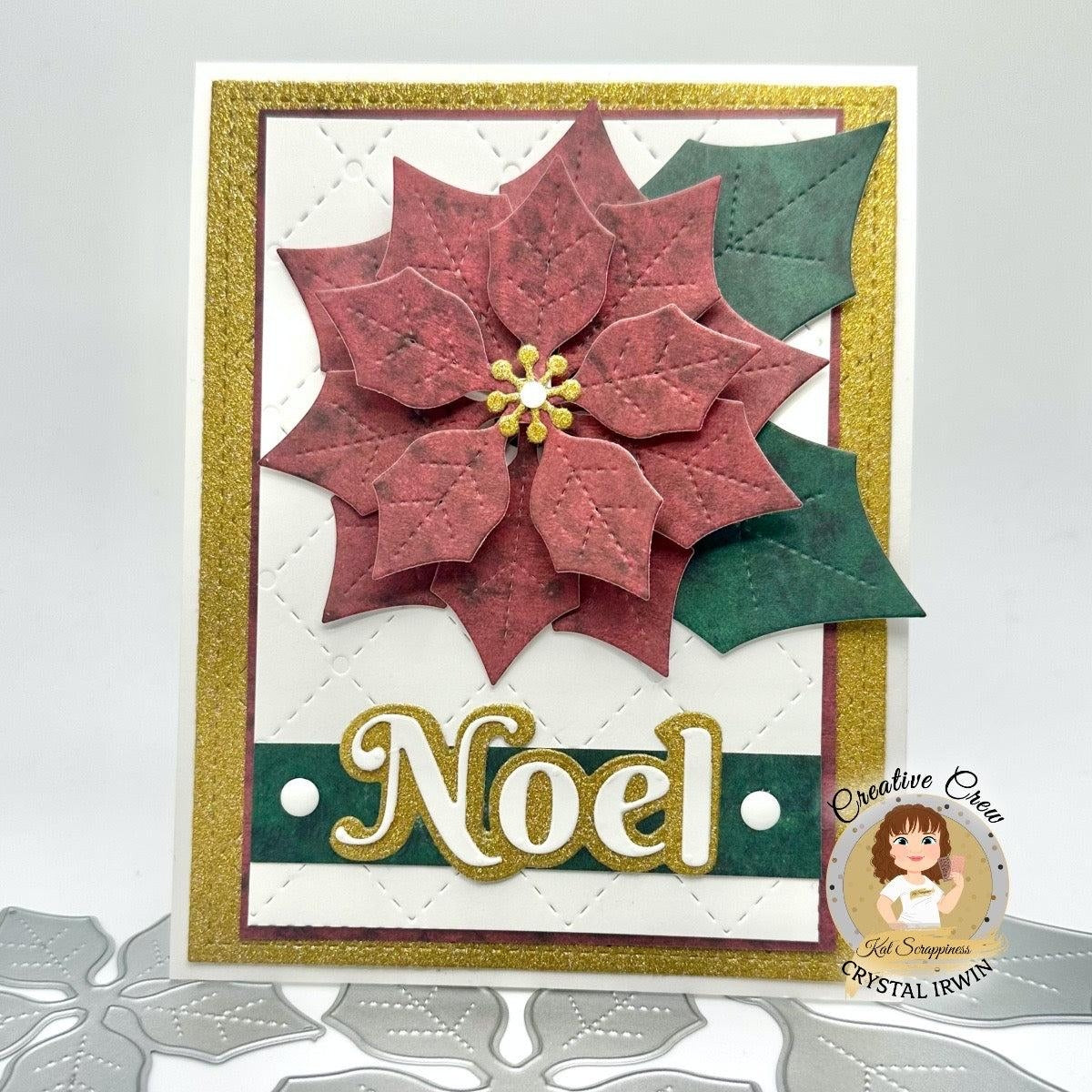 Layered Poinsettia Craft Dies