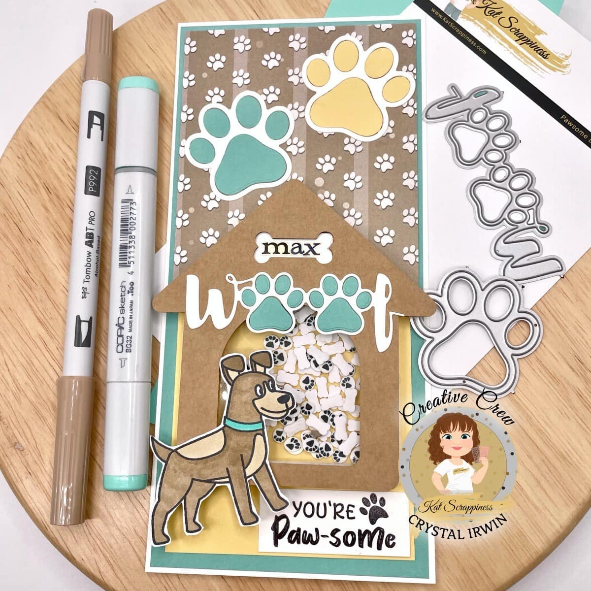 Pawsome Dogs Sentiments Stamp Set