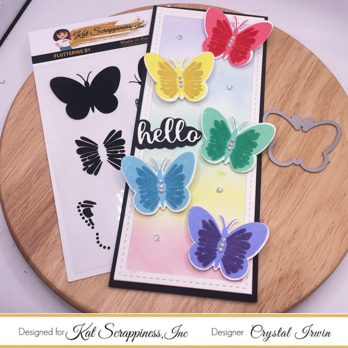 Fluttering By Stamp Set